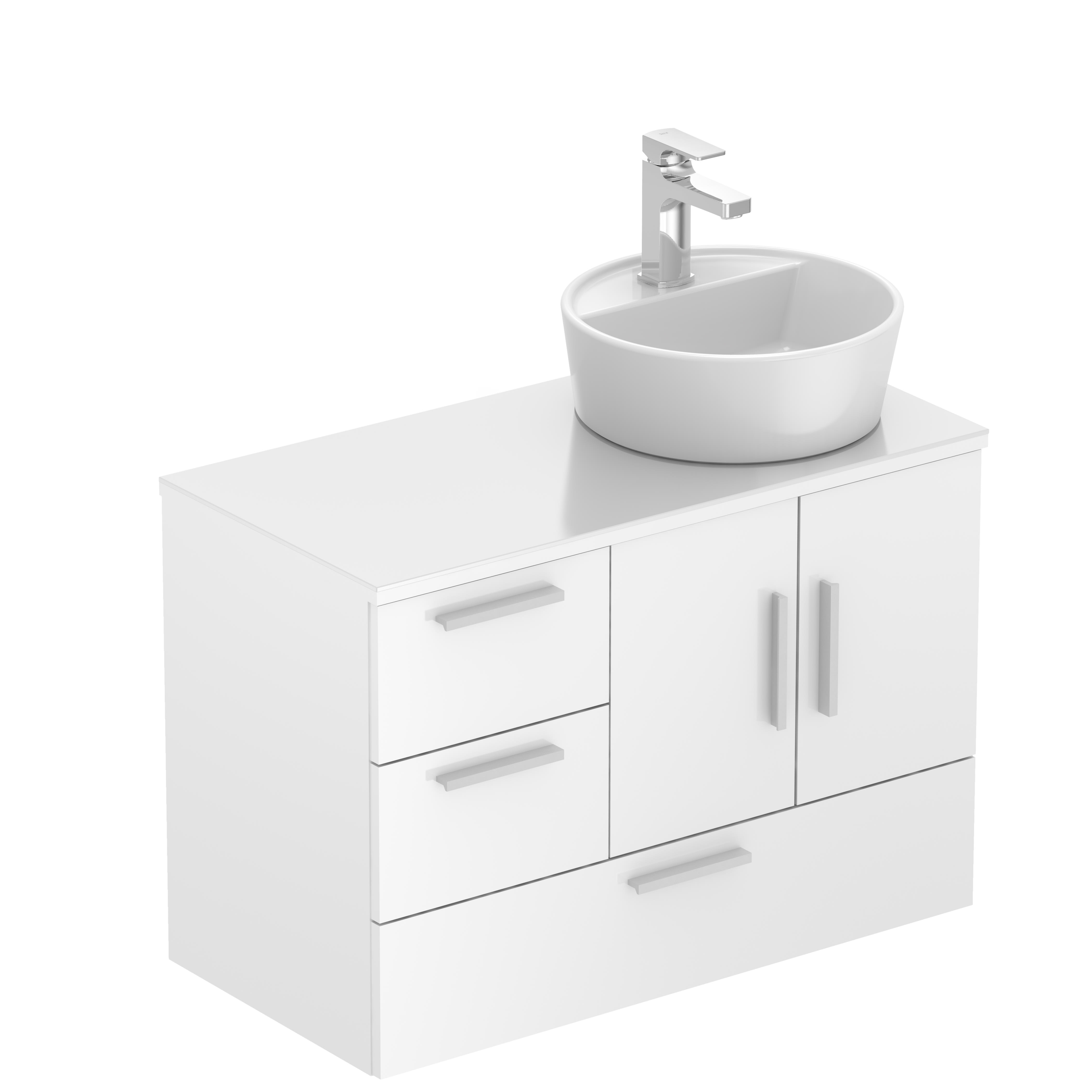 Móveis para banheiros Branco brilhante Teide A851444806 Roca