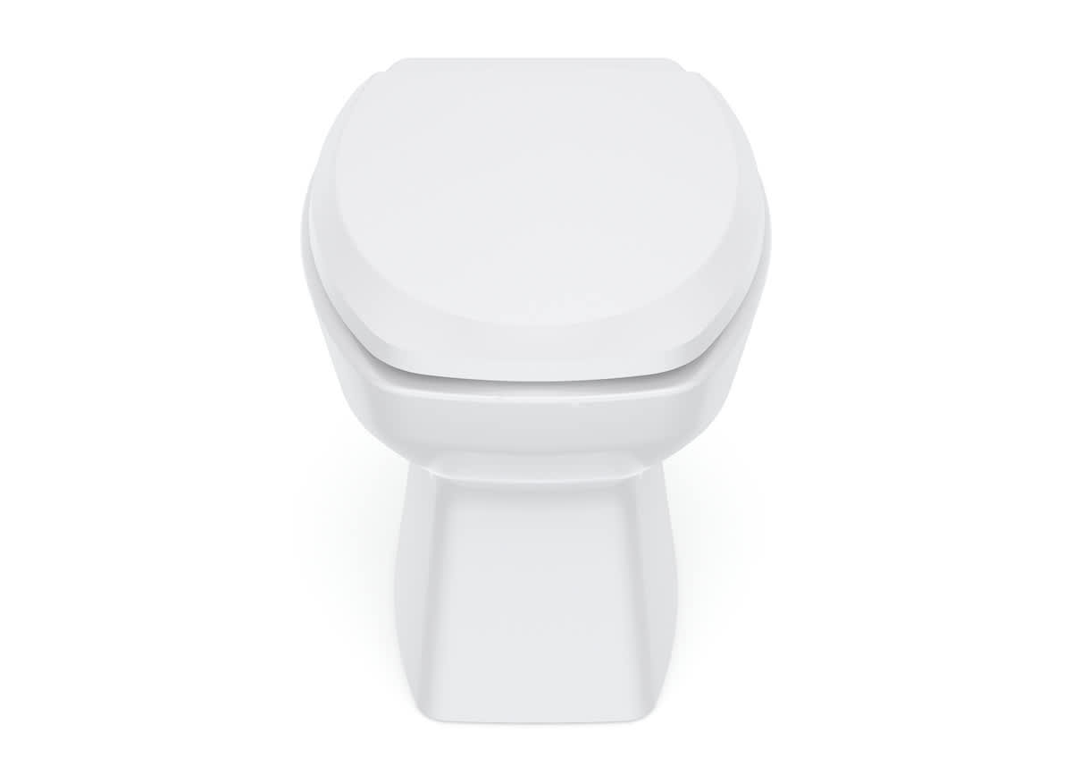 Bacias para caixa acoplada Cinza Platina Thema 1257270480100 Roca