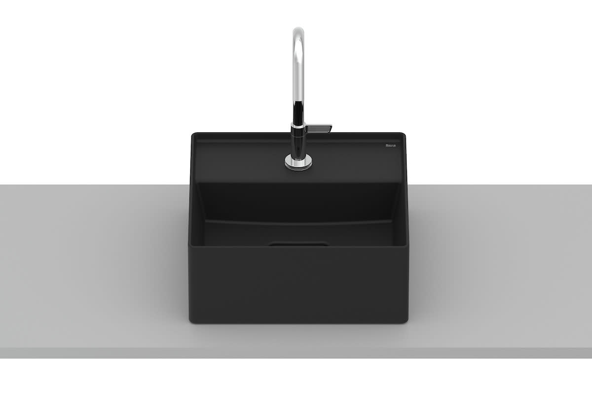 Cubas de apoio Matte Black Terra A32787X080 Roca