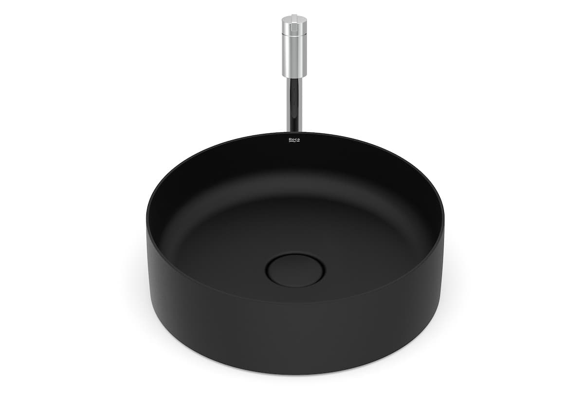 Cubas de apoio Matte Black Platinum 1450980087108 Roca