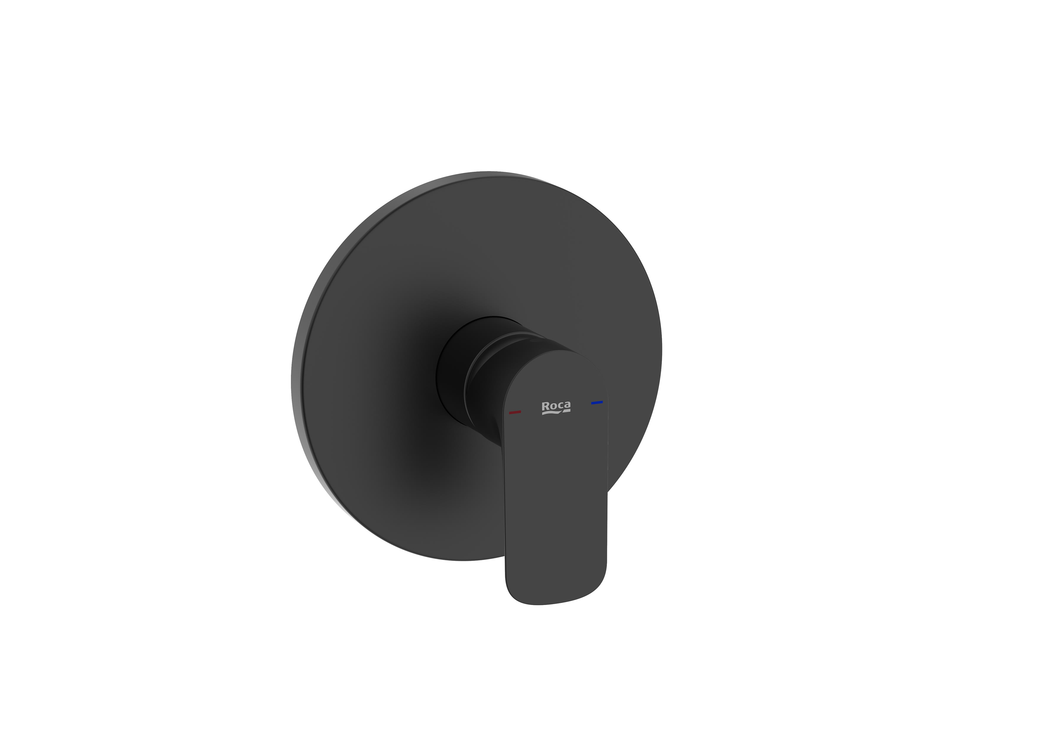 Metais para chuveiro e banheira Matte Black Cala A5A226ENB0 Roca
