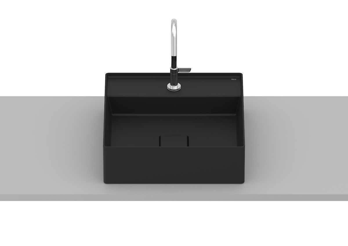 Cubas de apoio Matte Black Terra A32787T080 Roca
