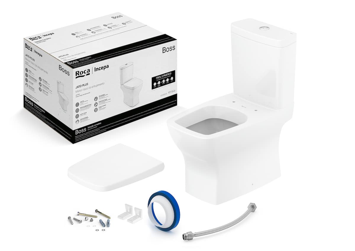 Bacias para caixa acoplada Branco Boss 1897230010100 Roca